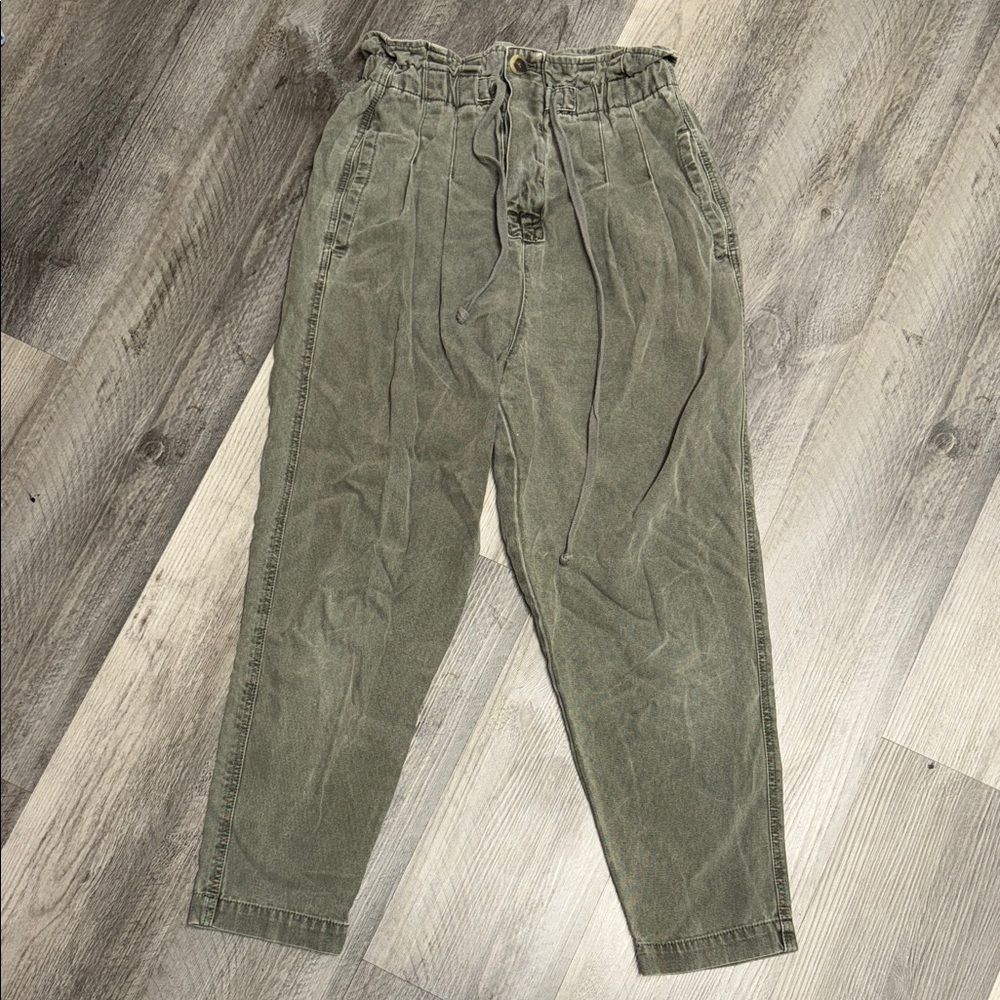 Free People Margate Pleated Trouser jeans pants bottoms denim - Picture 2 of 6